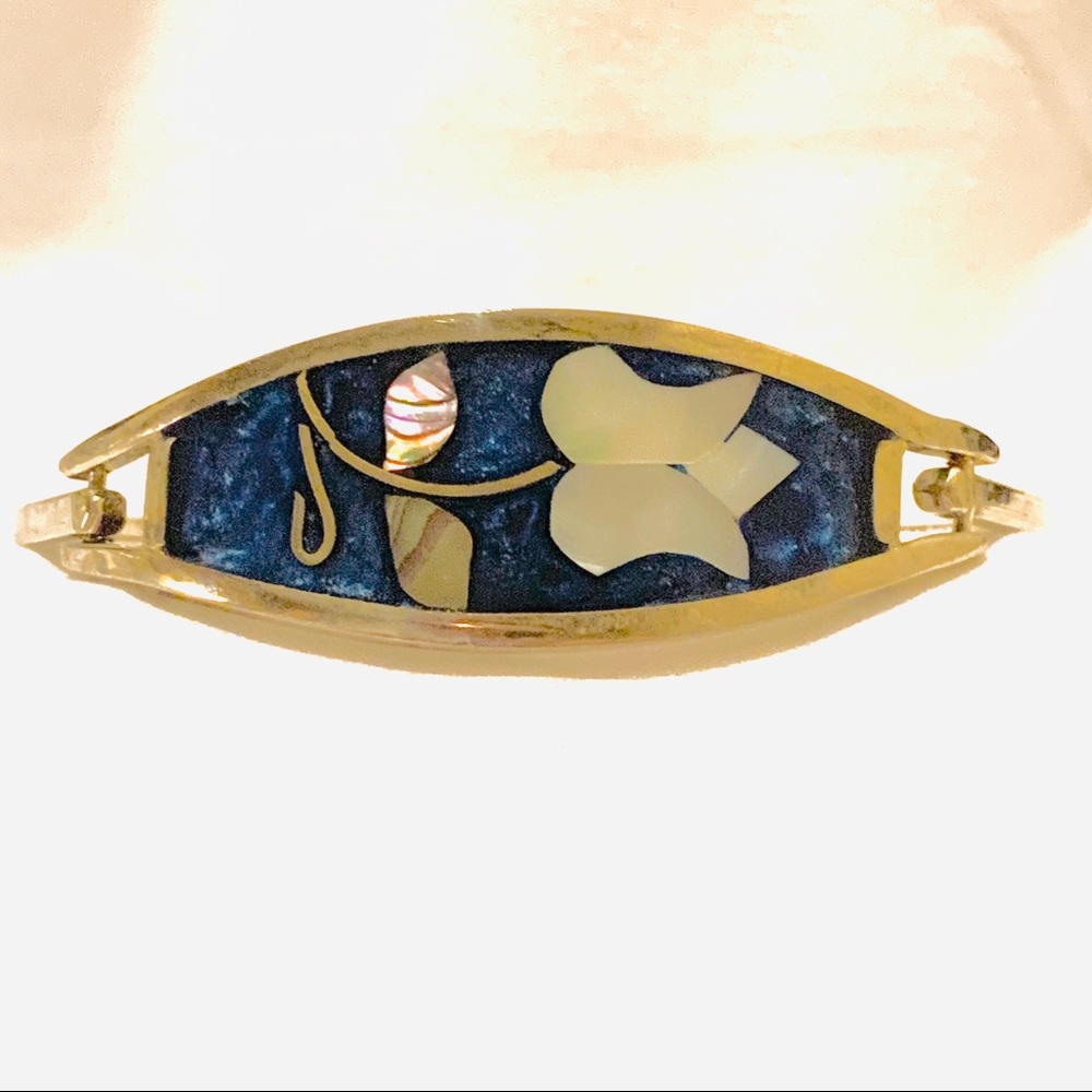 Mexico Abalone Inlay Tulip Bracelet